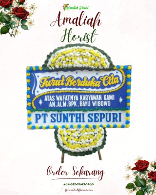 Papan Bunga Duka di Mandastana