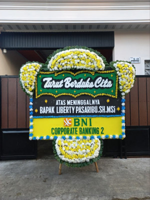 Papan Bunga Duka di Mandastana