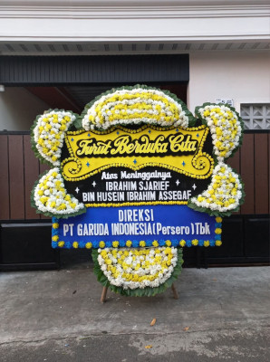 Papan Bunga Duka di Mandastana