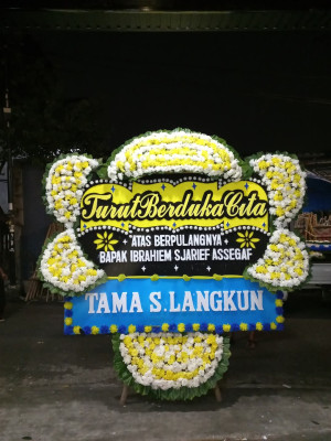 Papan Bunga Duka di Mandastana