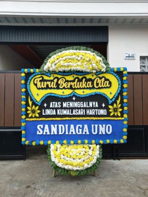 Papan Bunga Duka di Mandastana