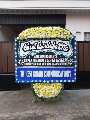 Papan Bunga Duka di Mandastana